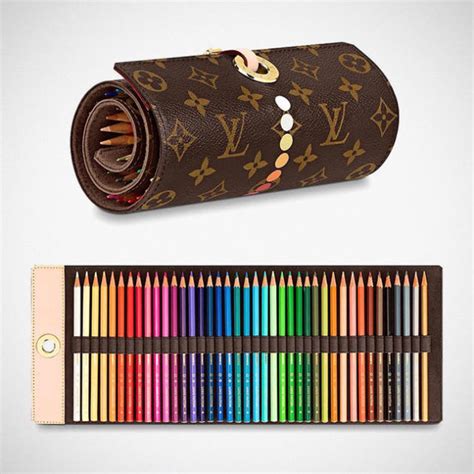 louis vuitton coloring pencils|Louis Vuitton padfolio.